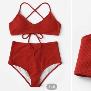 Romwe high wasted bikini